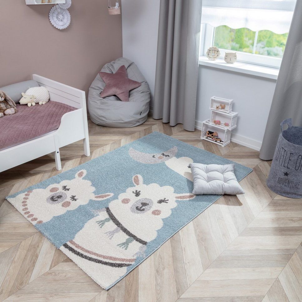 Rug Sleeping Cute llama 160x230 cm