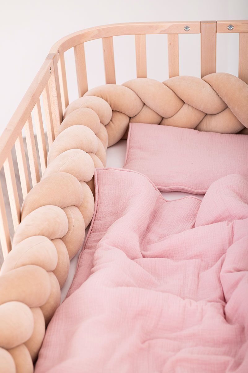 BED BUMPER - BRAID - BEIGE