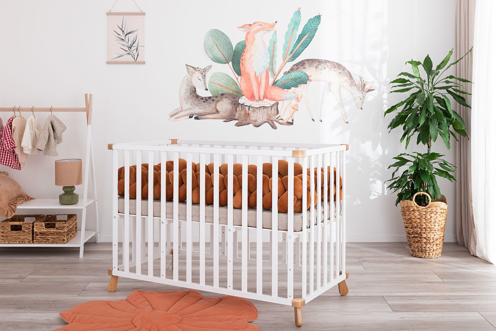 BED BUMPER - BRAID - CINNAMON