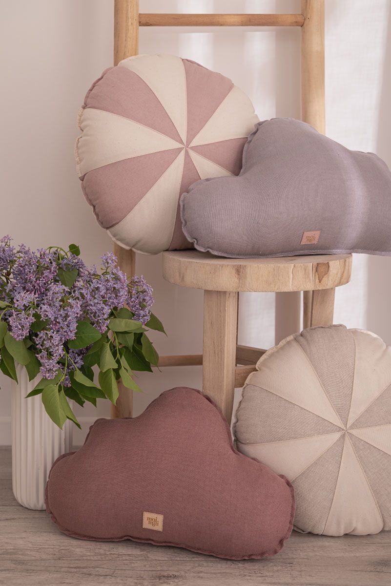 Pillow - Cream Candy, Powder Pink Candy Cloud pillow