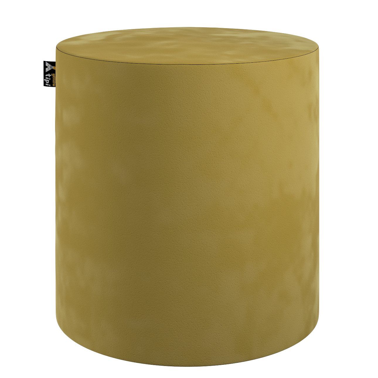 Puff Bobby Olive green fabric velvet