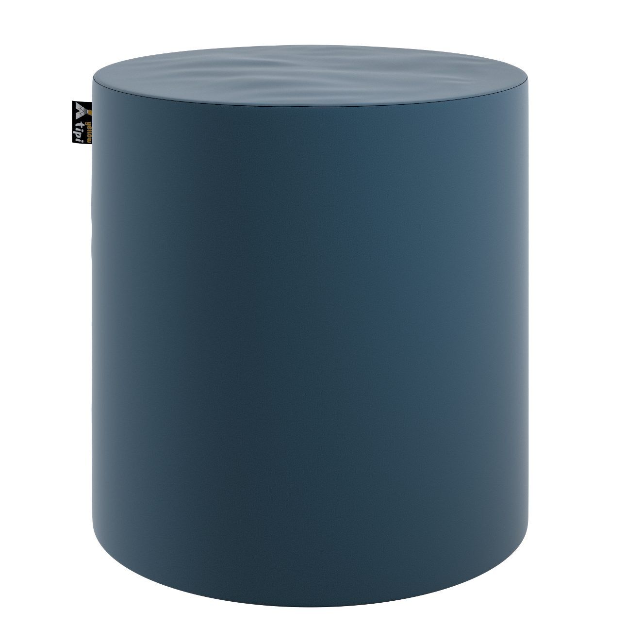 Puff Bobby Blue fabric velvet