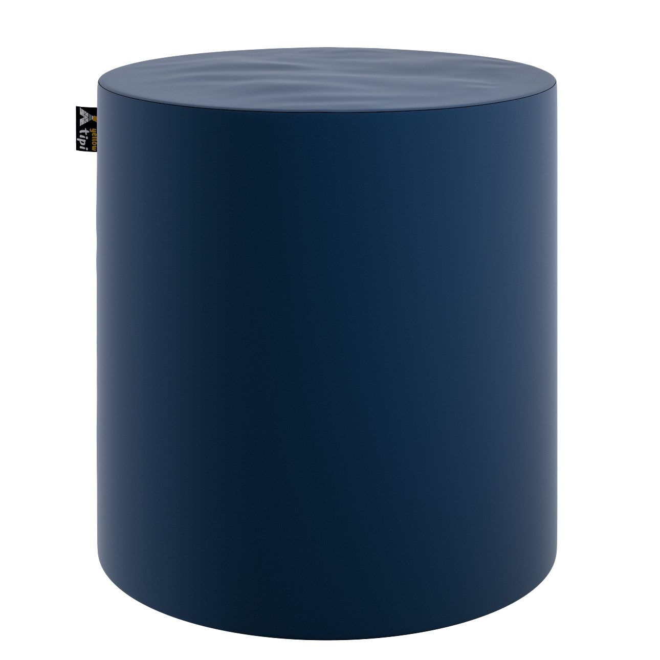 Puff Bobby Navy Blue fabric velvet