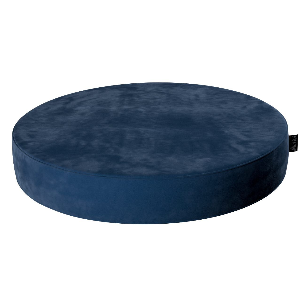 Puff Dot Navy blue fabric velvet