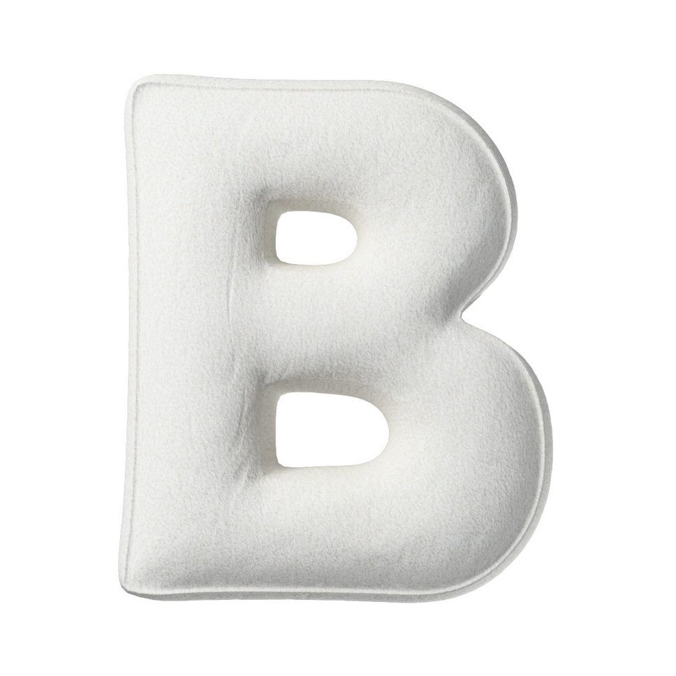 Pillows letters B white