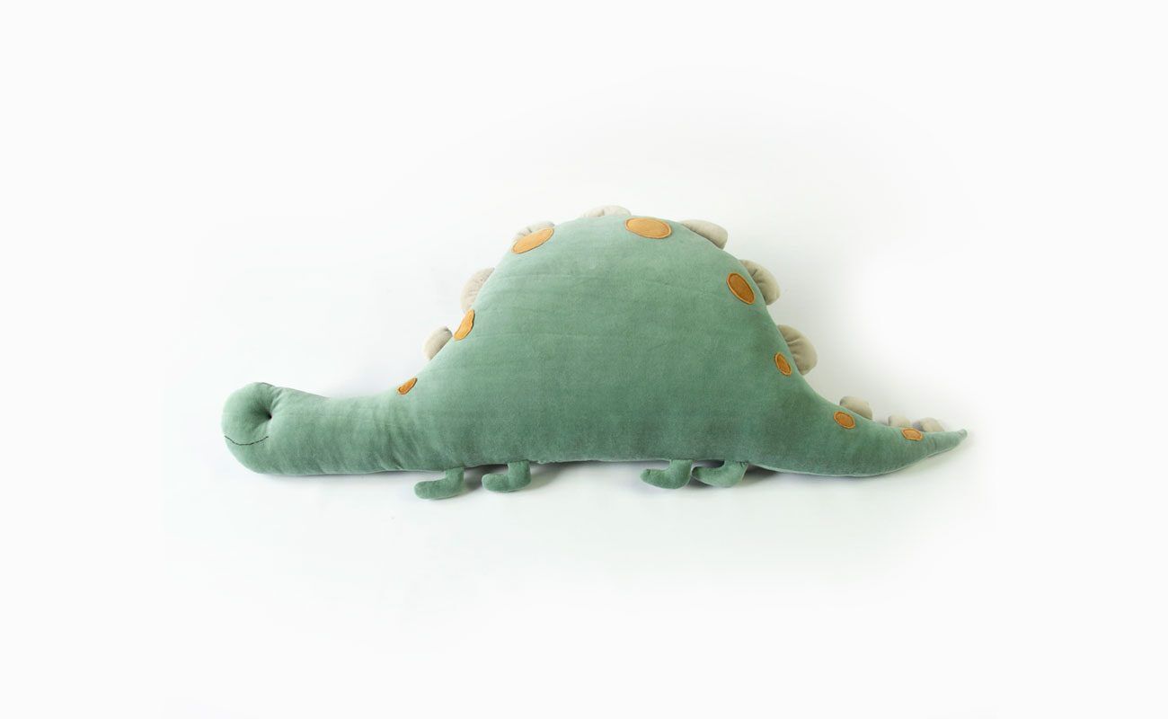 Dinosaur pillow - Green
