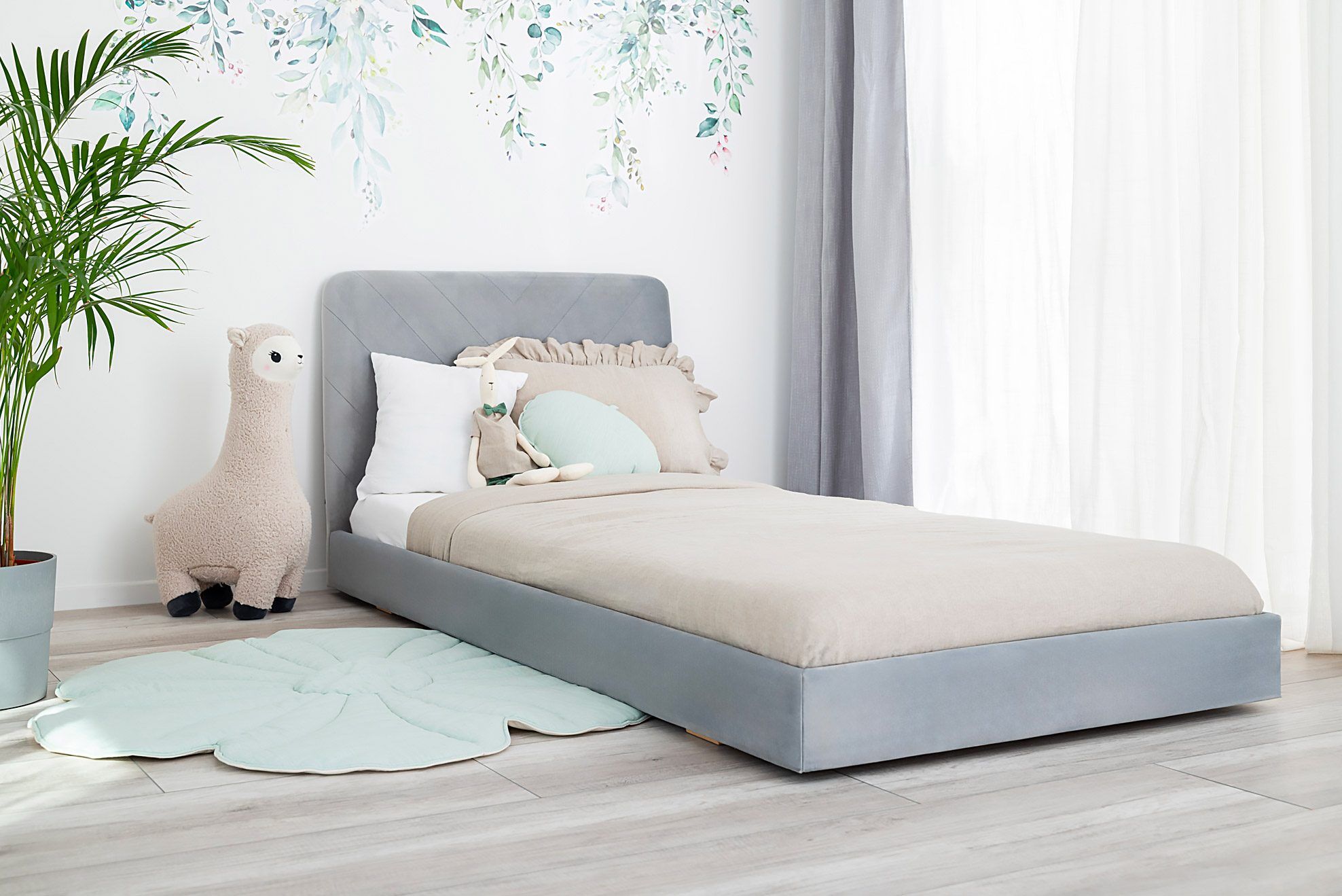 Children's bed, Upholstered bed Stitch TreeTale House Bed