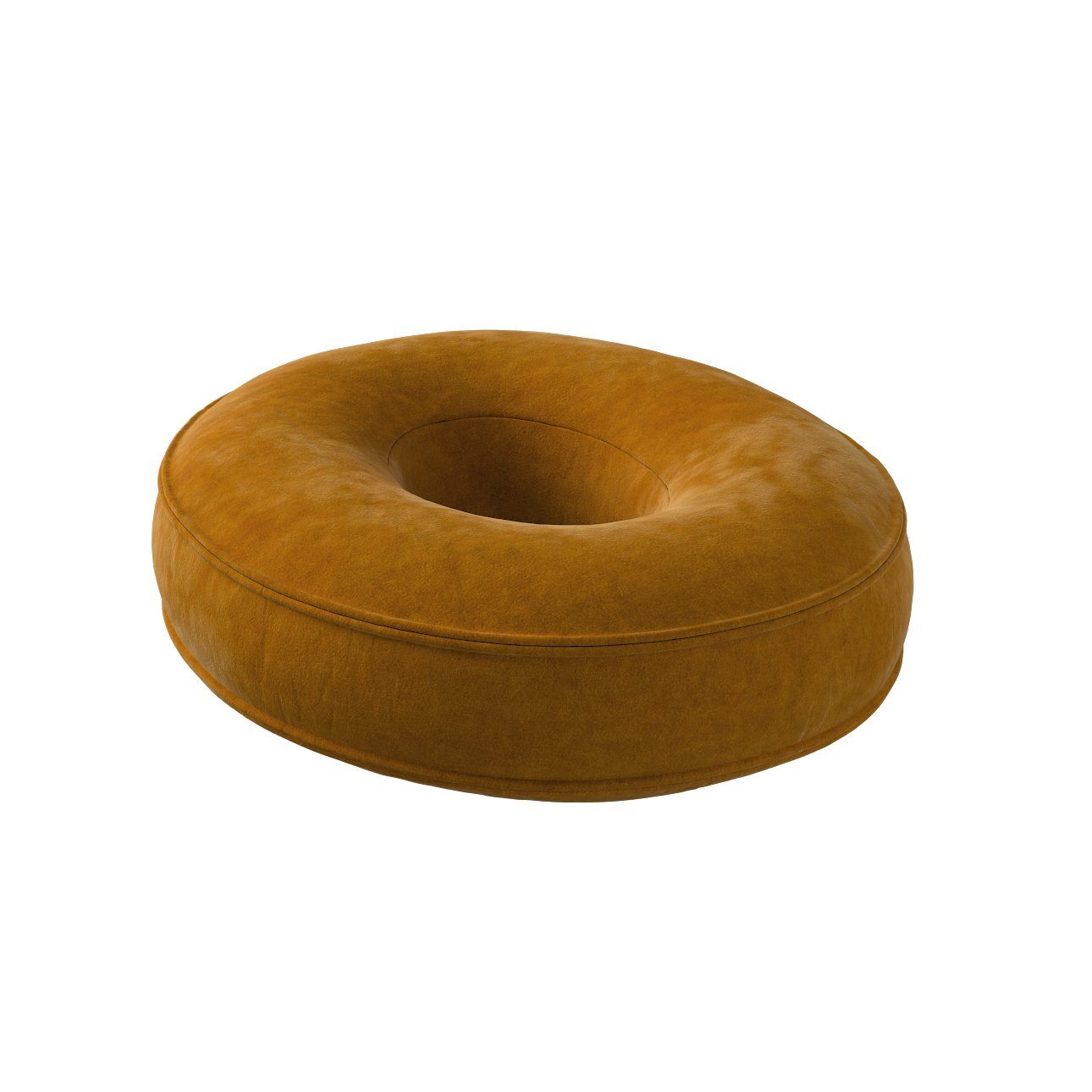 Pillow letter O honey