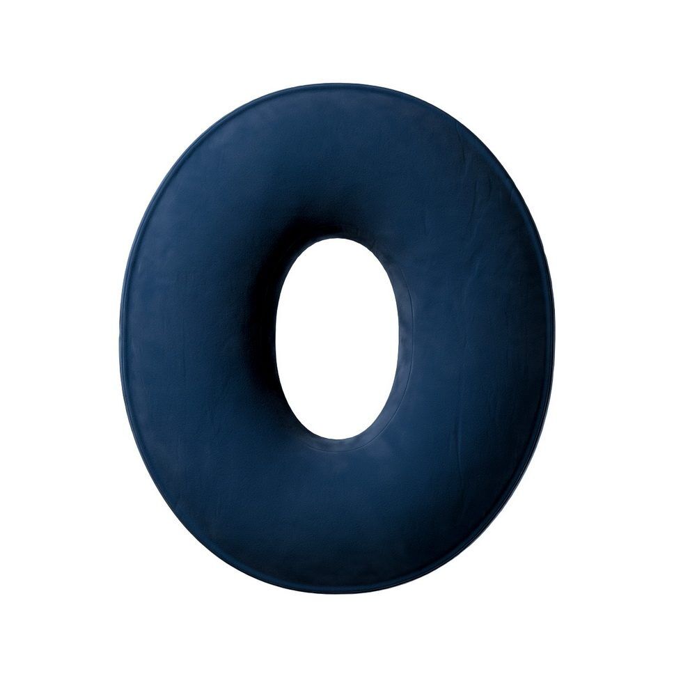 Pillow letter O Navy blue