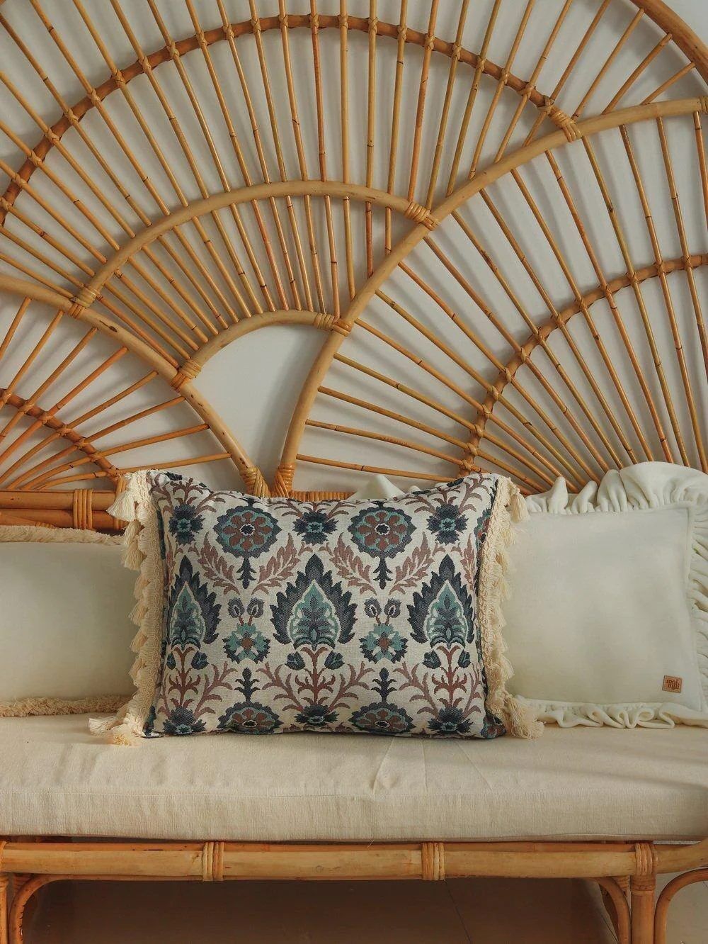 Tapastry pillow - Blue Iris in Istanbul