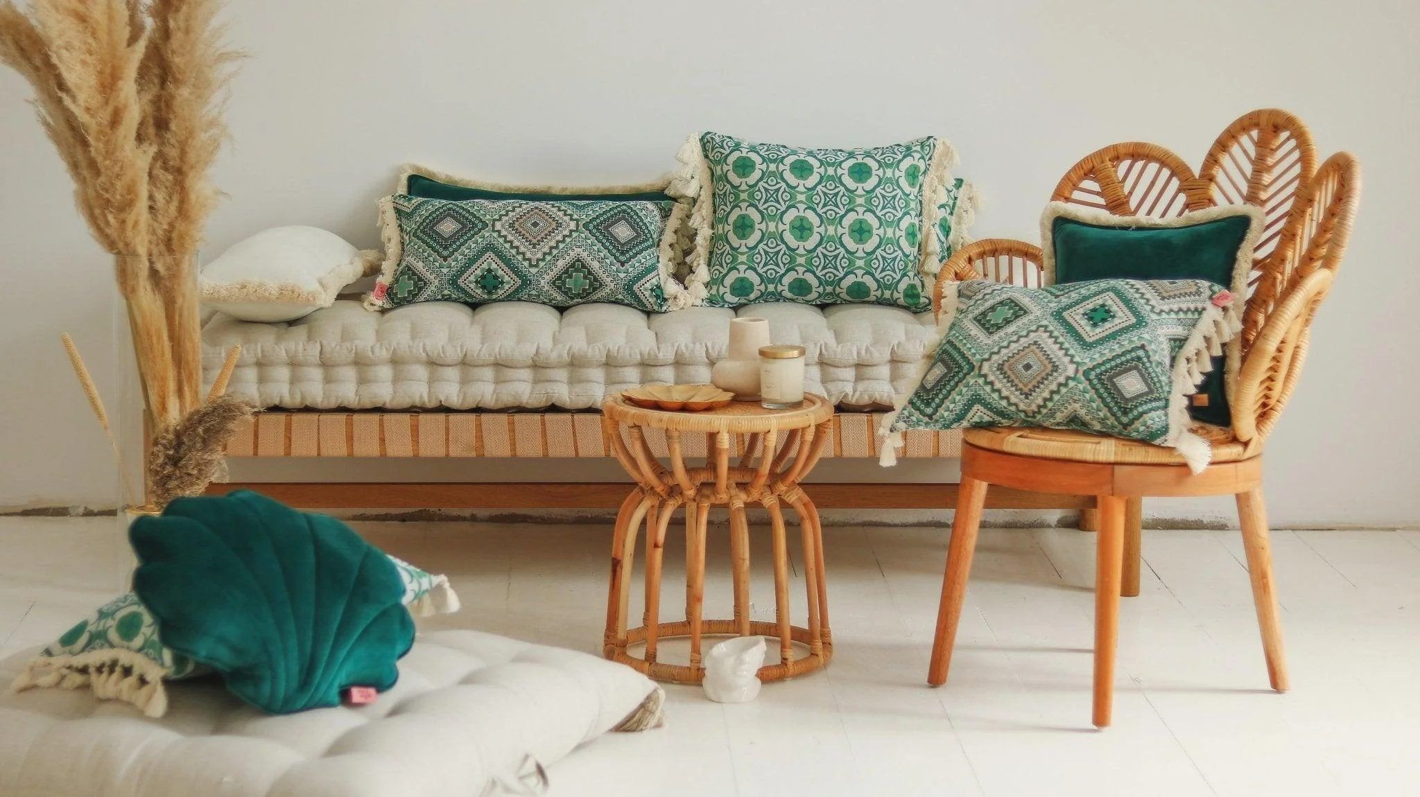 Tapestry pillow - Ocean daisy