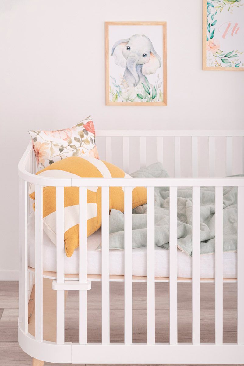 Baby Cot Bed Principal White