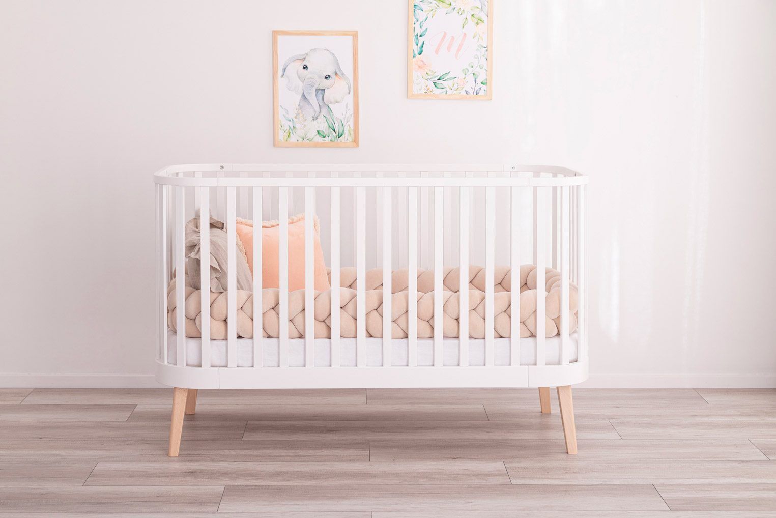 Baby Cot Bed Principal White