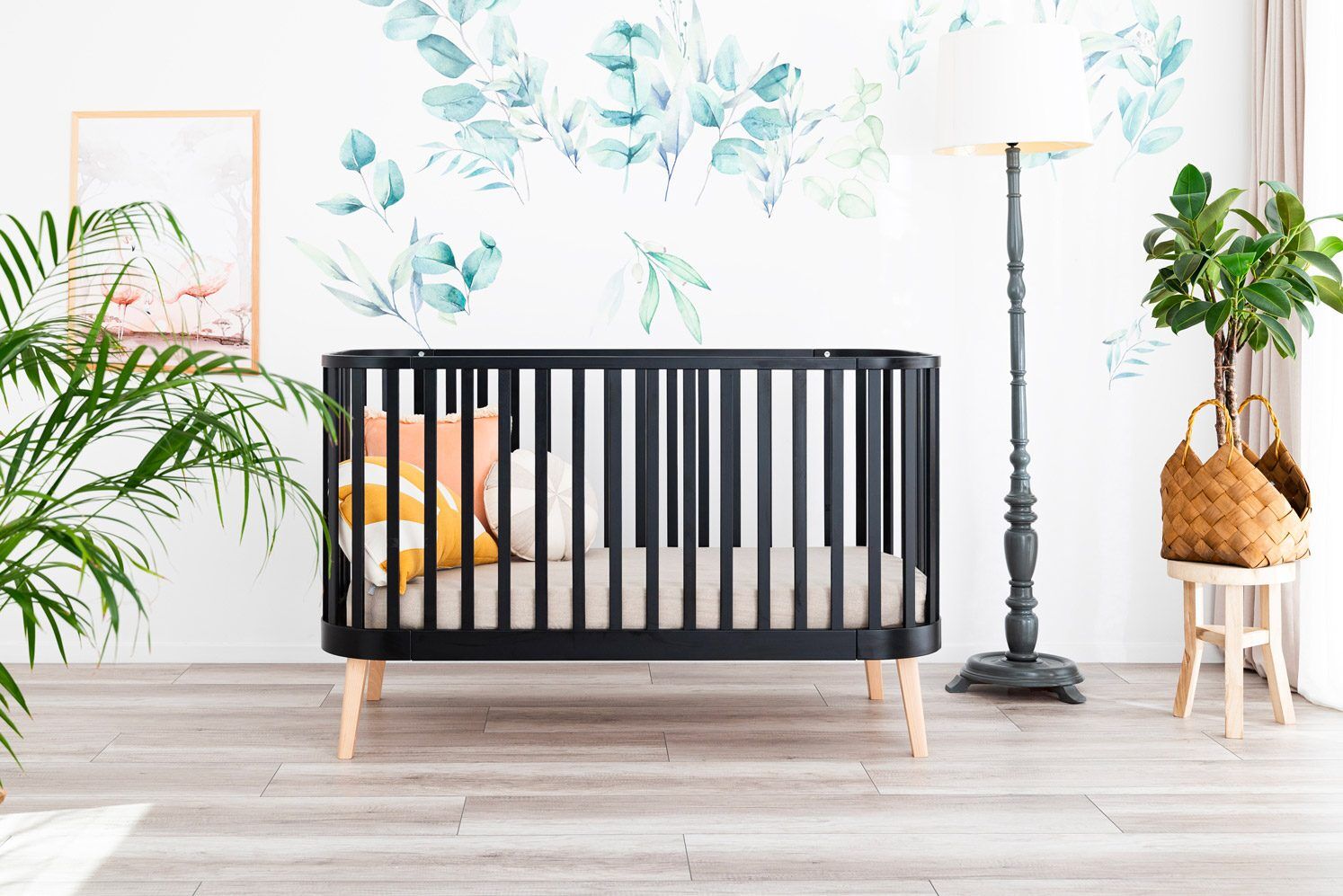 Baby Cot Bed Principal Dark Grey