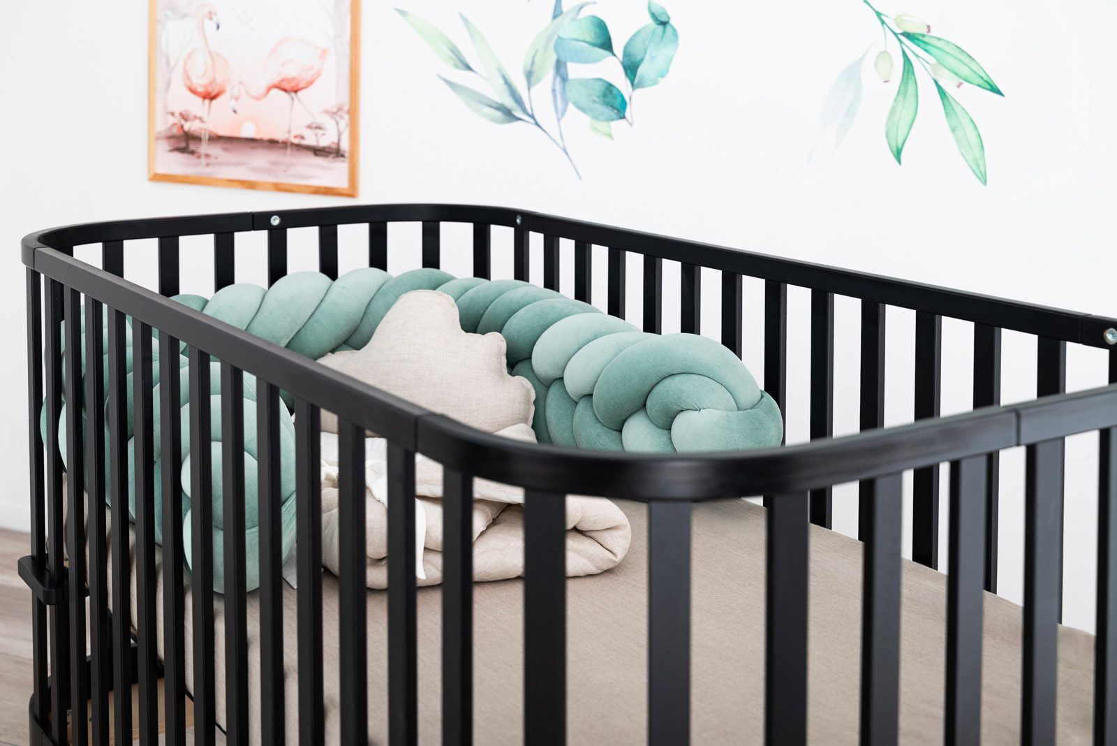 Baby Cot Bed Principal Dark Grey