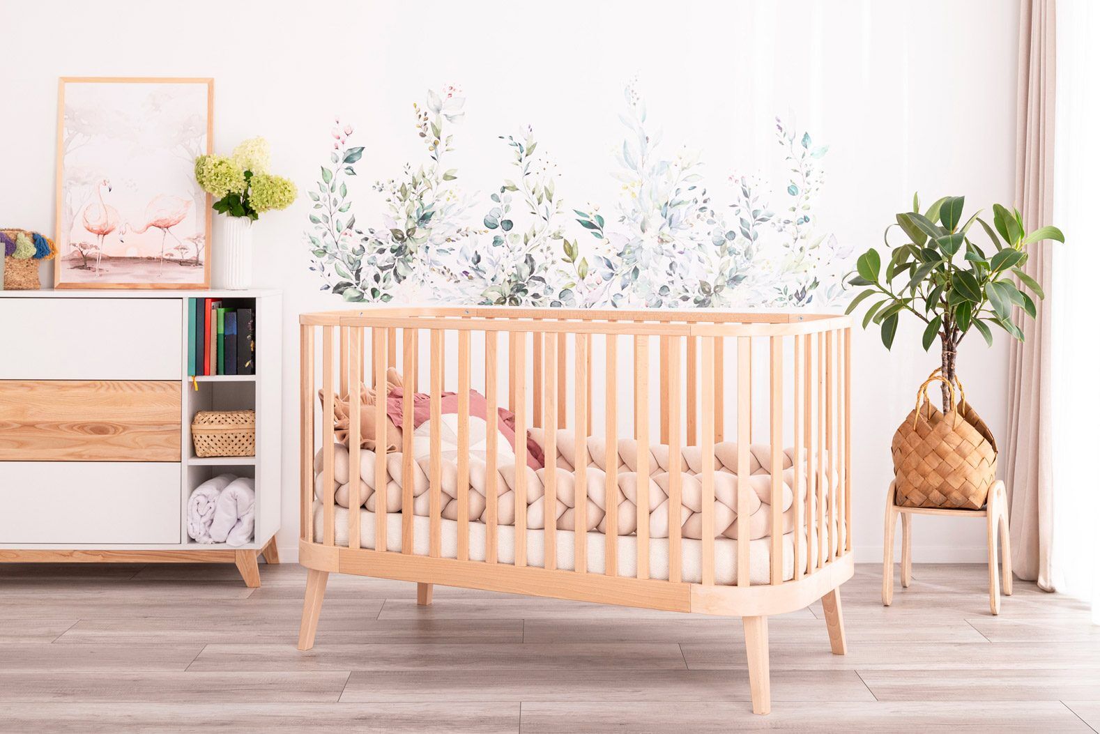 Baby Cot Bed Principal Natural