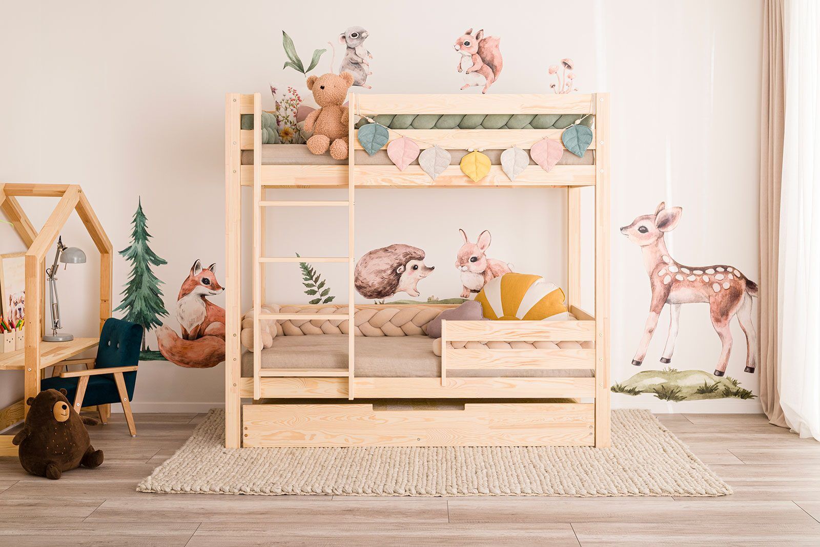 In the photo: Bunk bed Sigelo II 160 x 80 cm