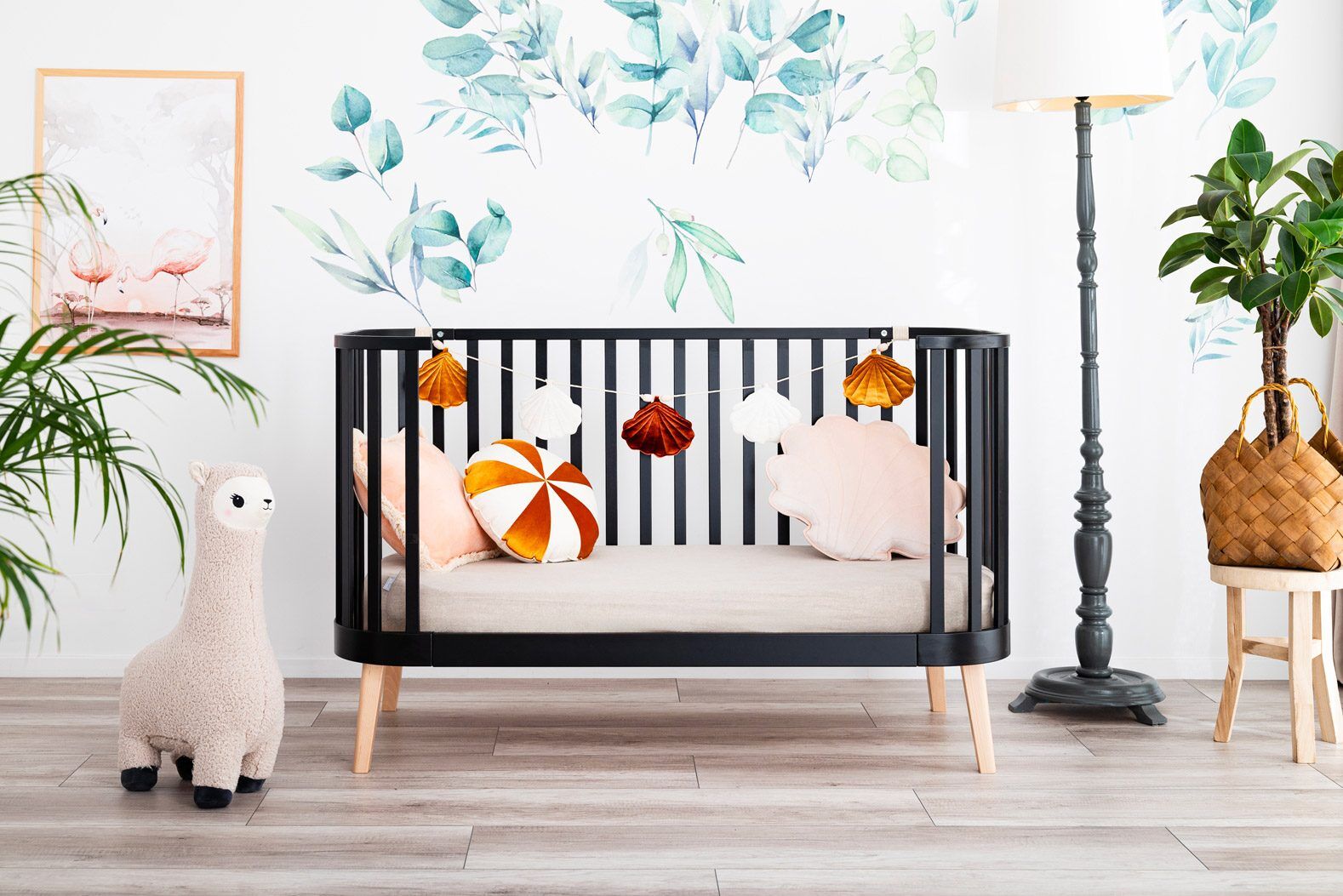 Baby Cot Bed Principal Dark Grey