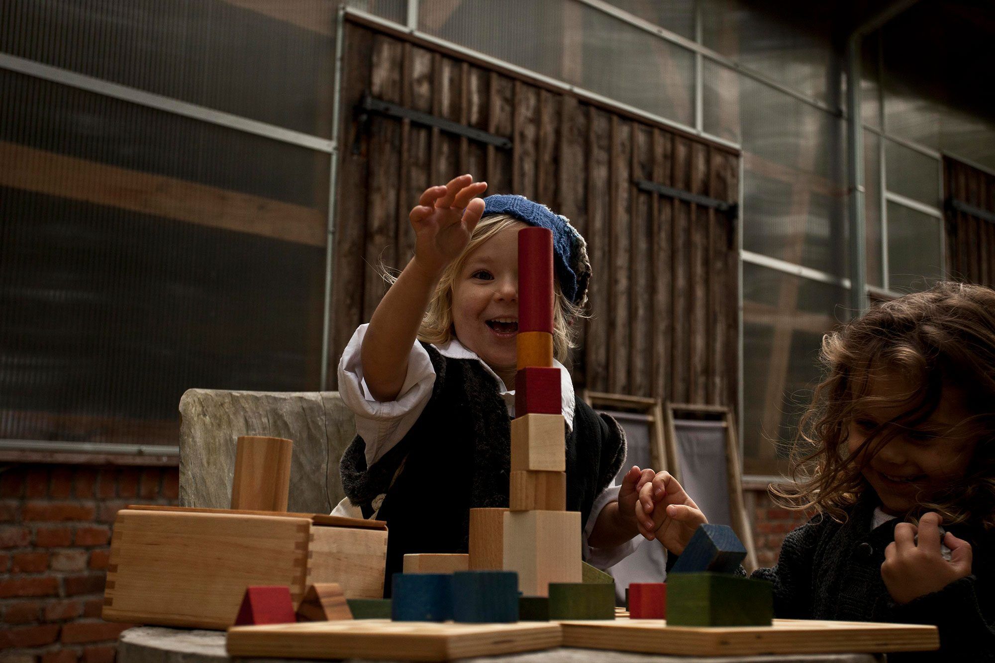 Wooden Blocks in Sack XL 50 elements