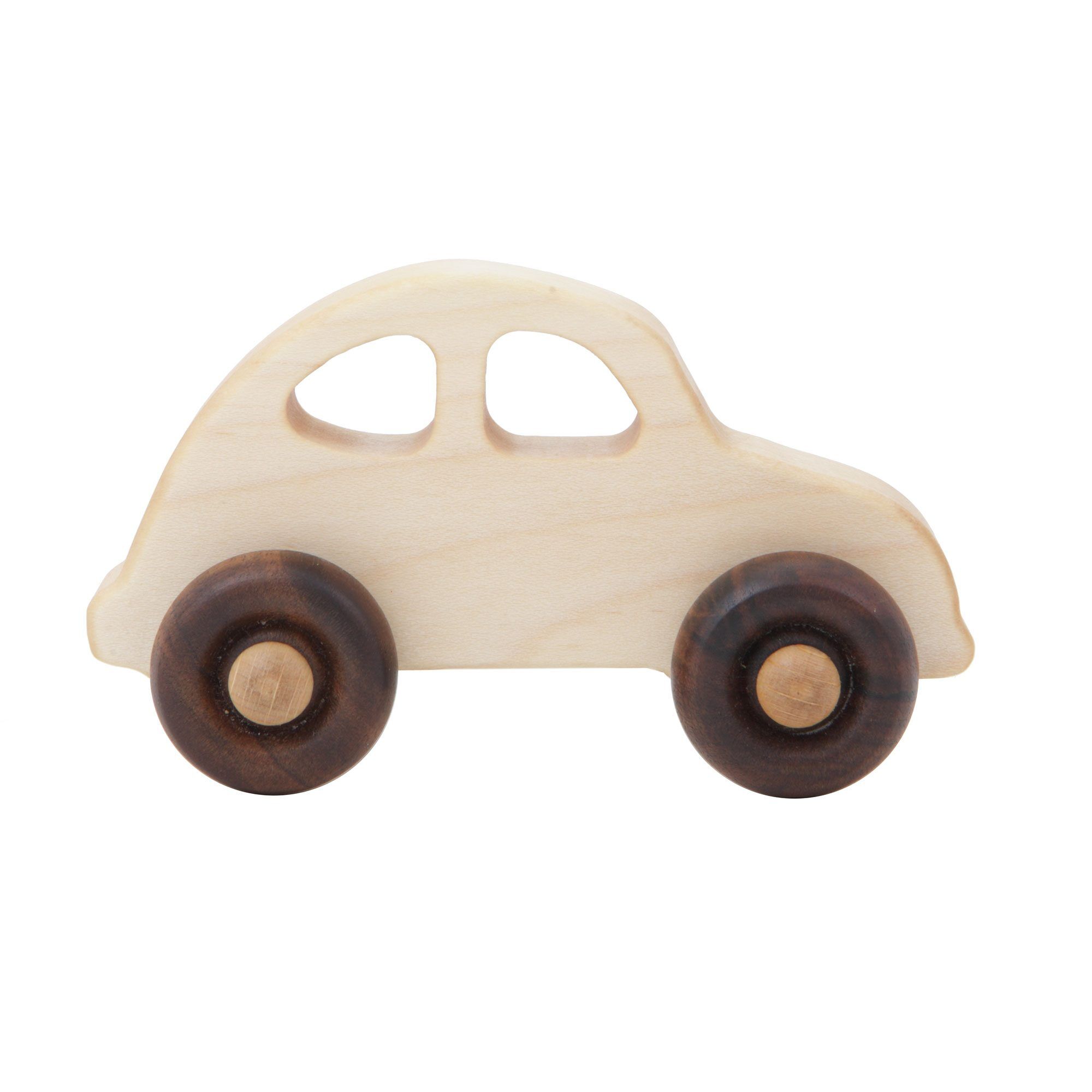 Wooden Toy on Wheels Car