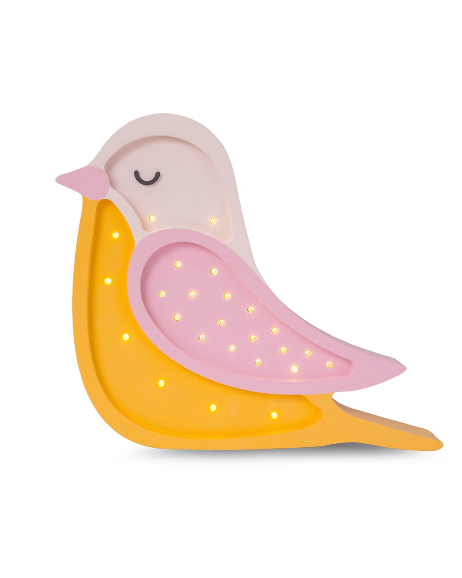 Lamp Bird Honey Rose