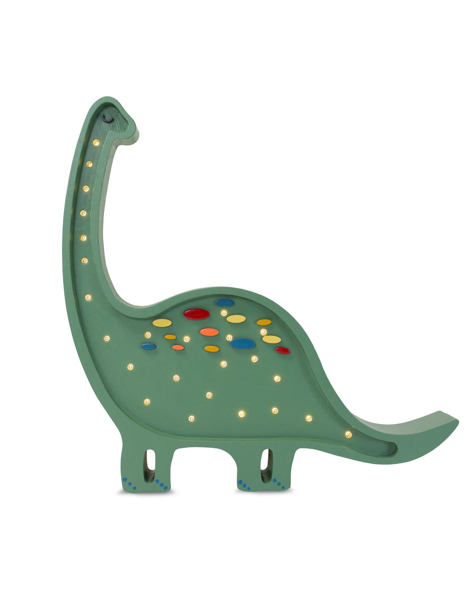 Lamp Dino Diplodocus Confetti Green