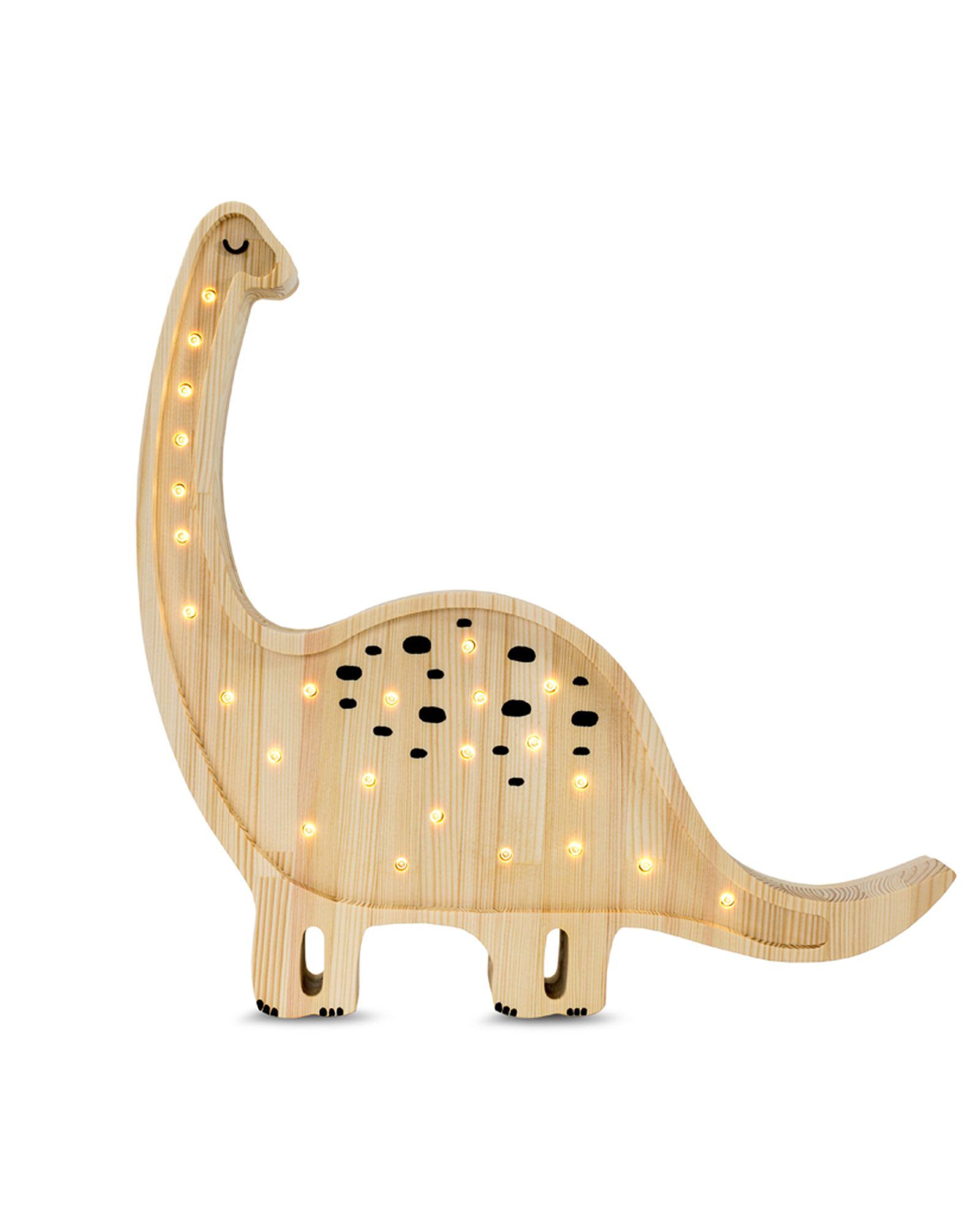 Lamp Dino Diplodocus Jurassic Wood