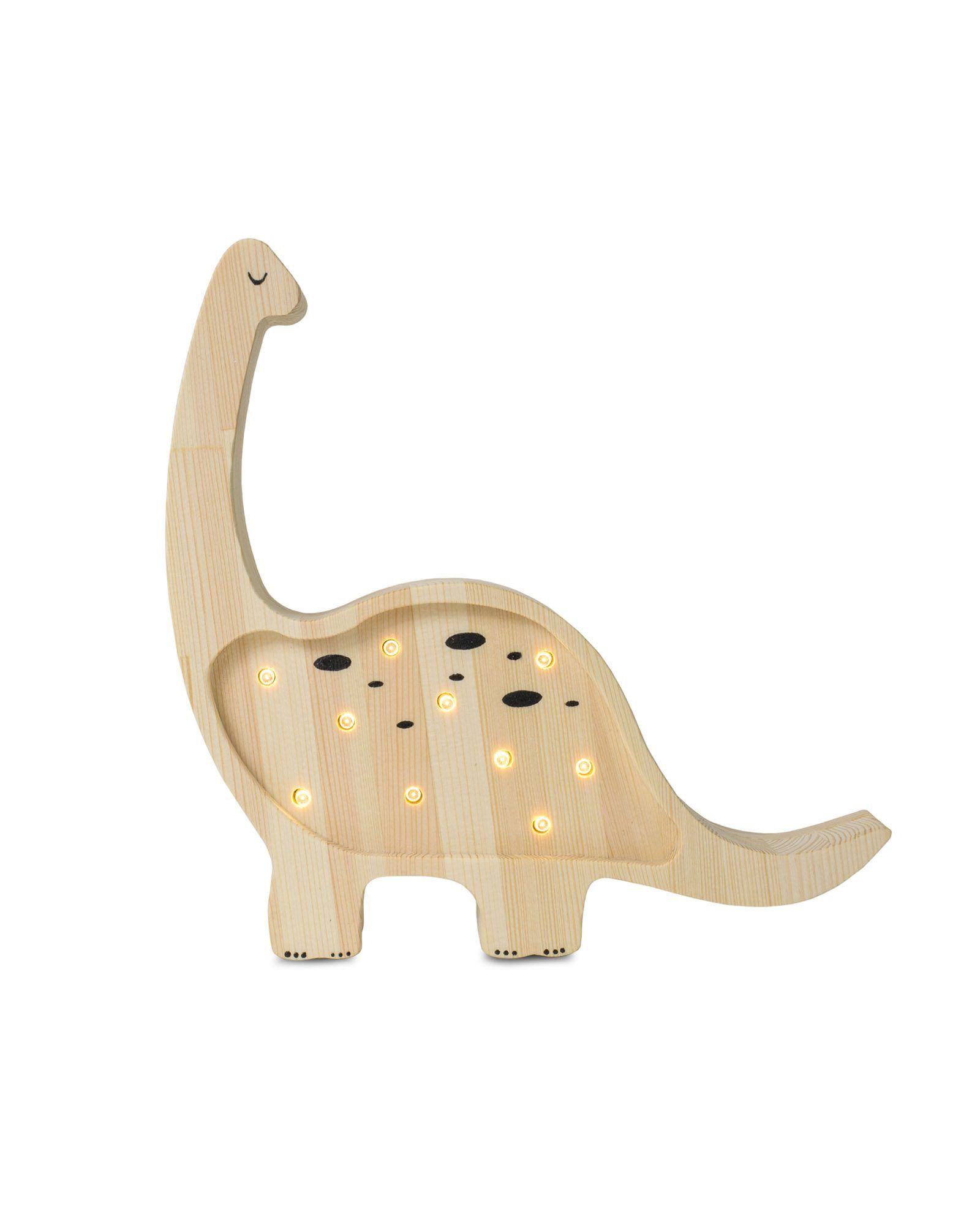 Lamp Dino Diplodocus Mini Jurassic Wood