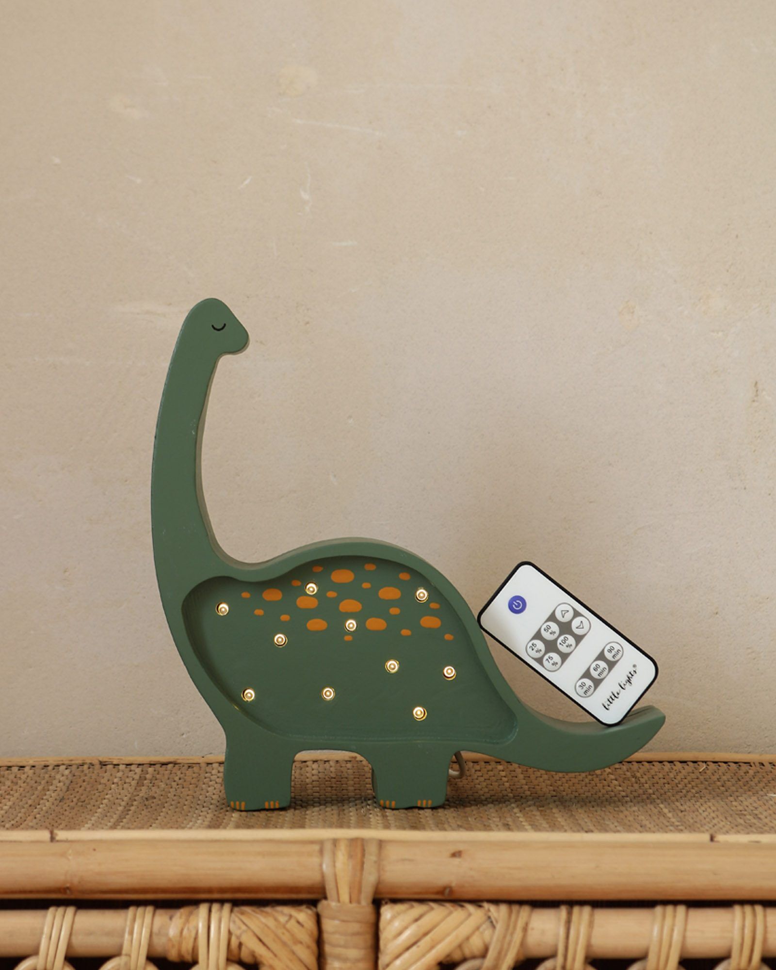 Lamp Dino Diplodocus Mini Military Green