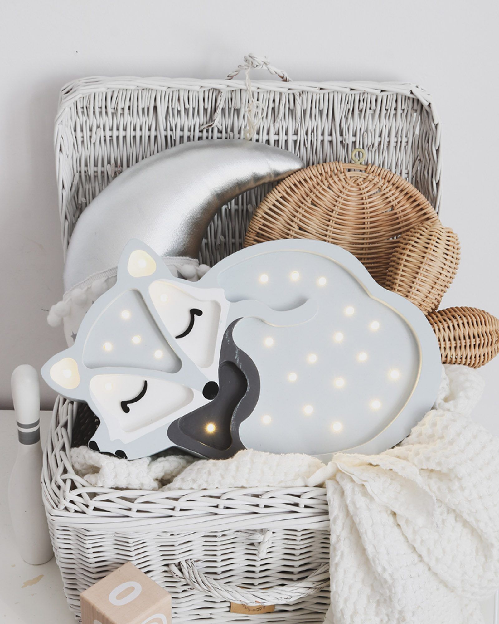 Lamp Fox Light Gray