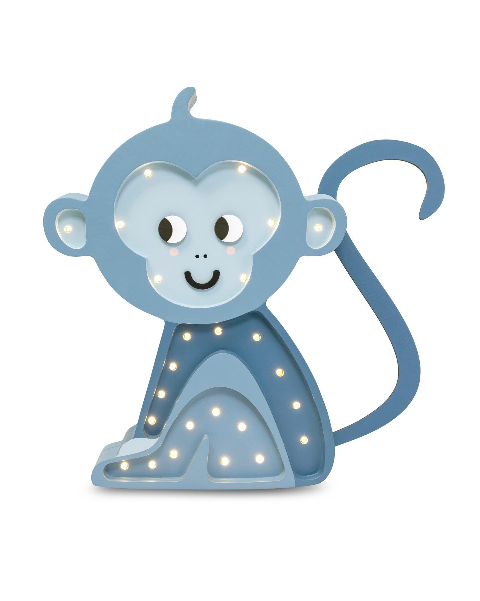 Lamp Monkey Cobalt Jungle