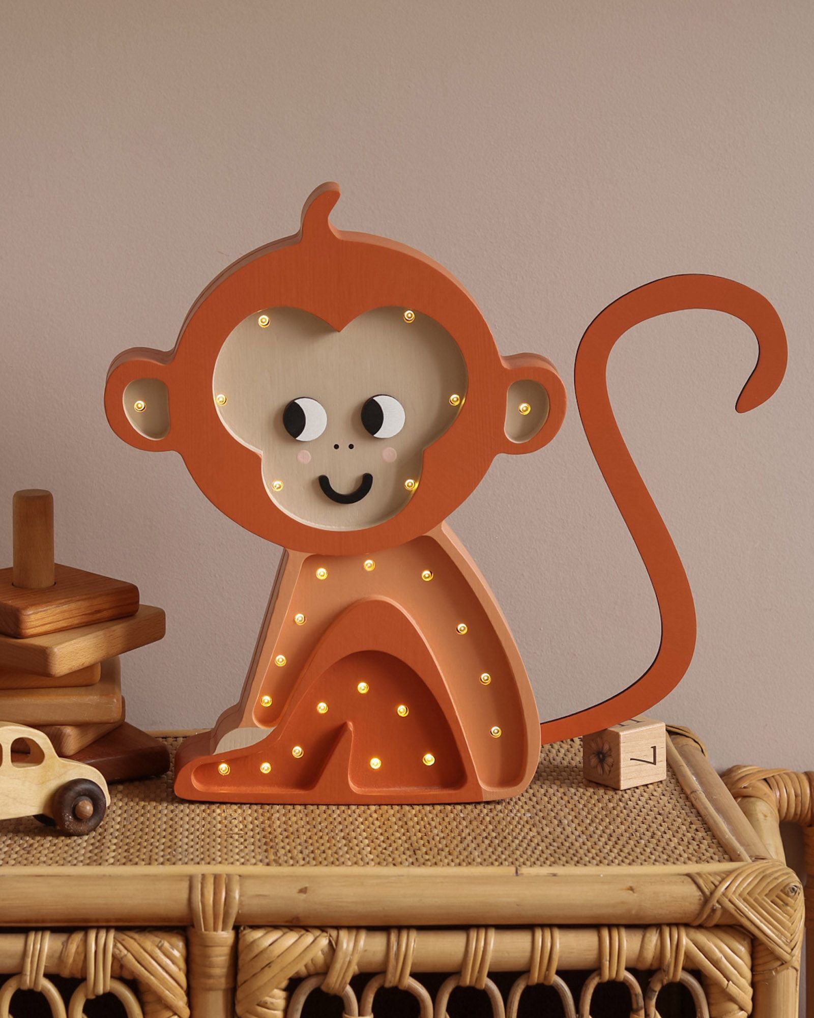 Lamp Monkey Tangerine Leaf