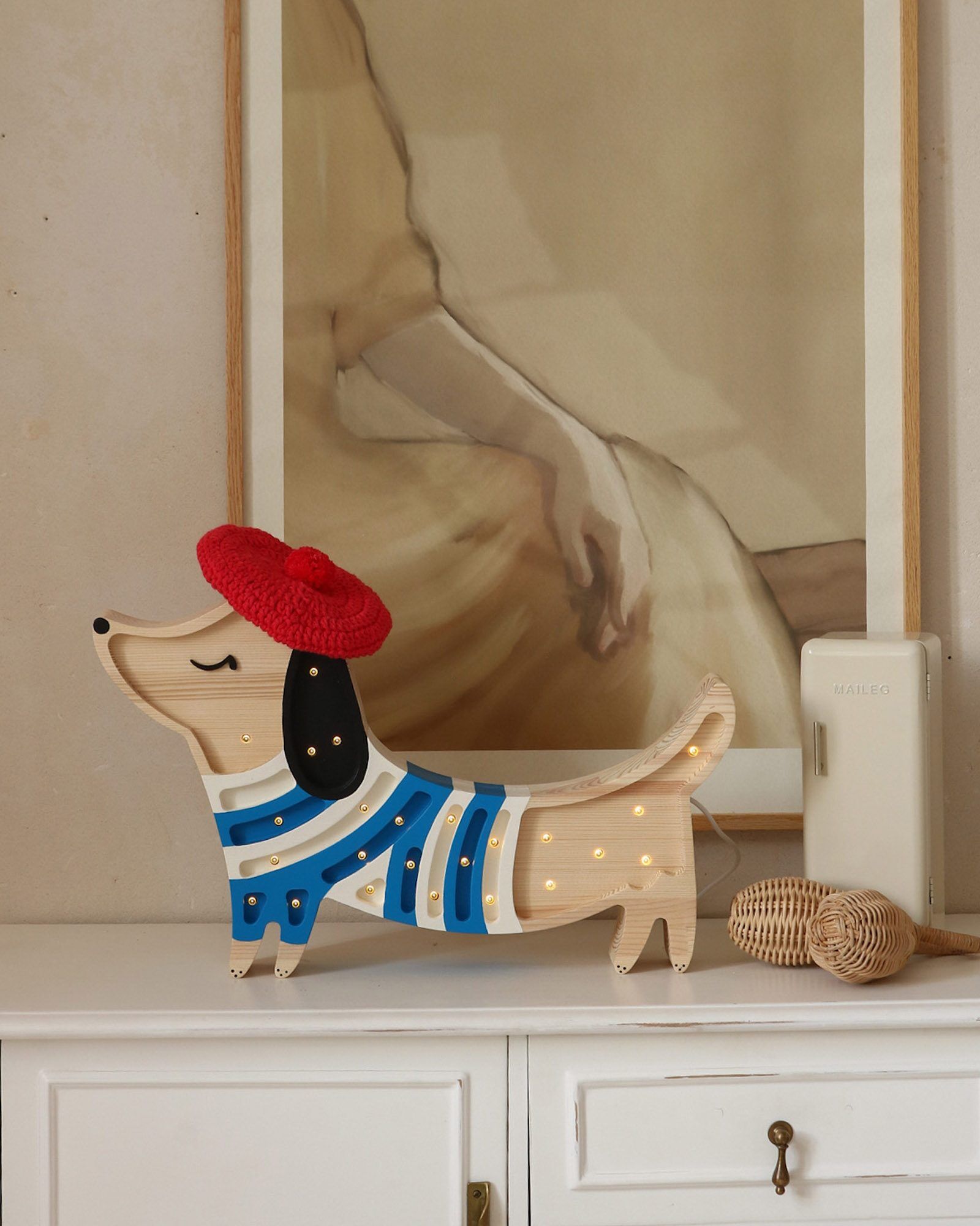 Lamp Puppy French Style