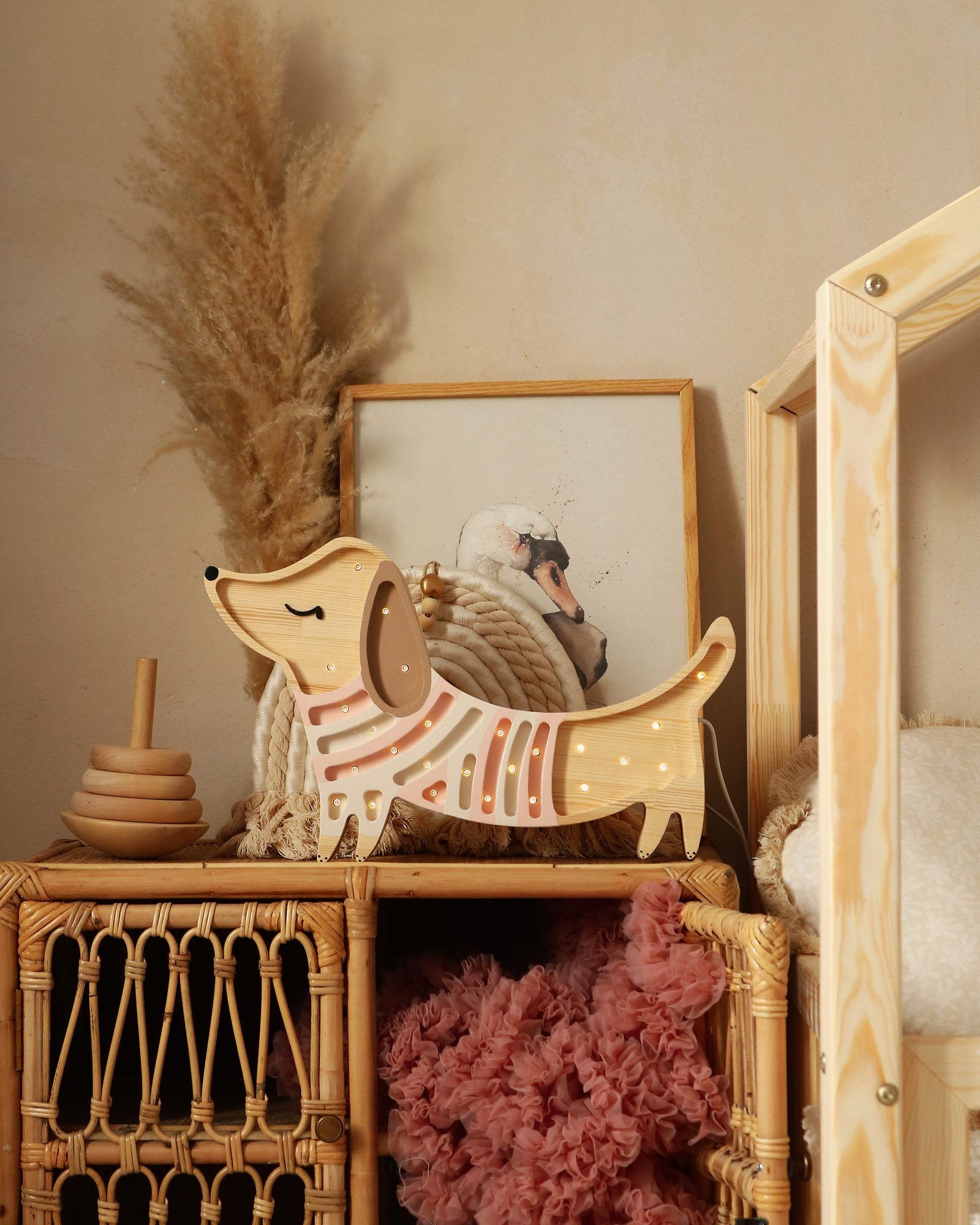 Lamp Puppy Strawberry Cream