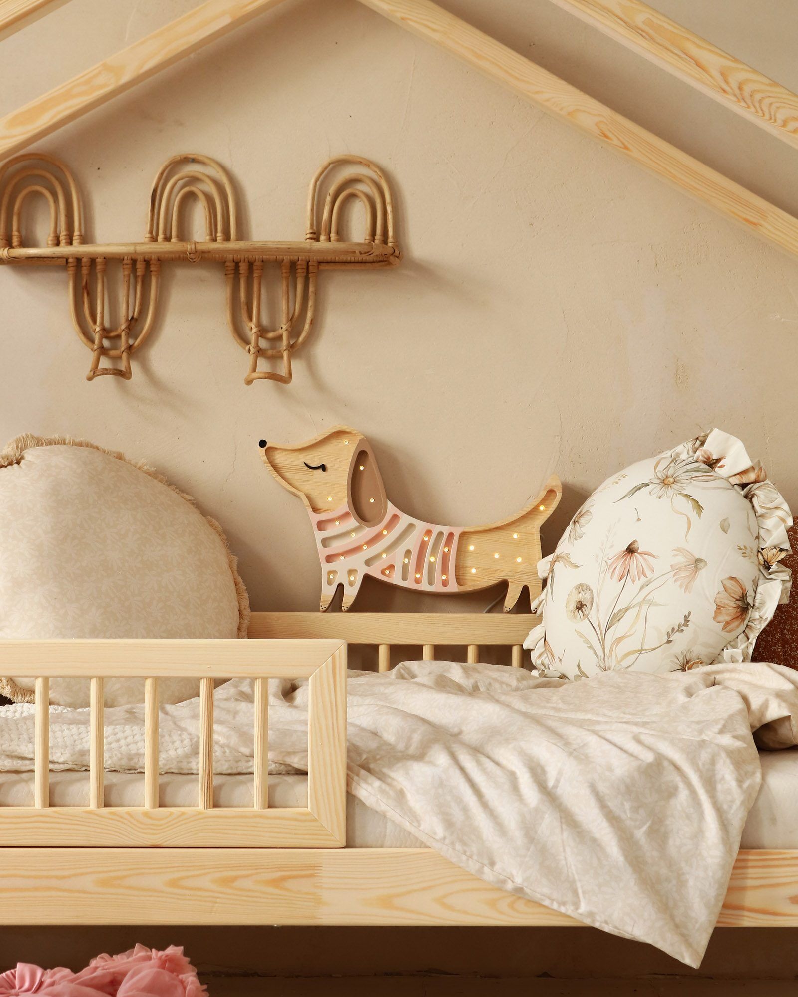 Lamp Puppy Strawberry Cream