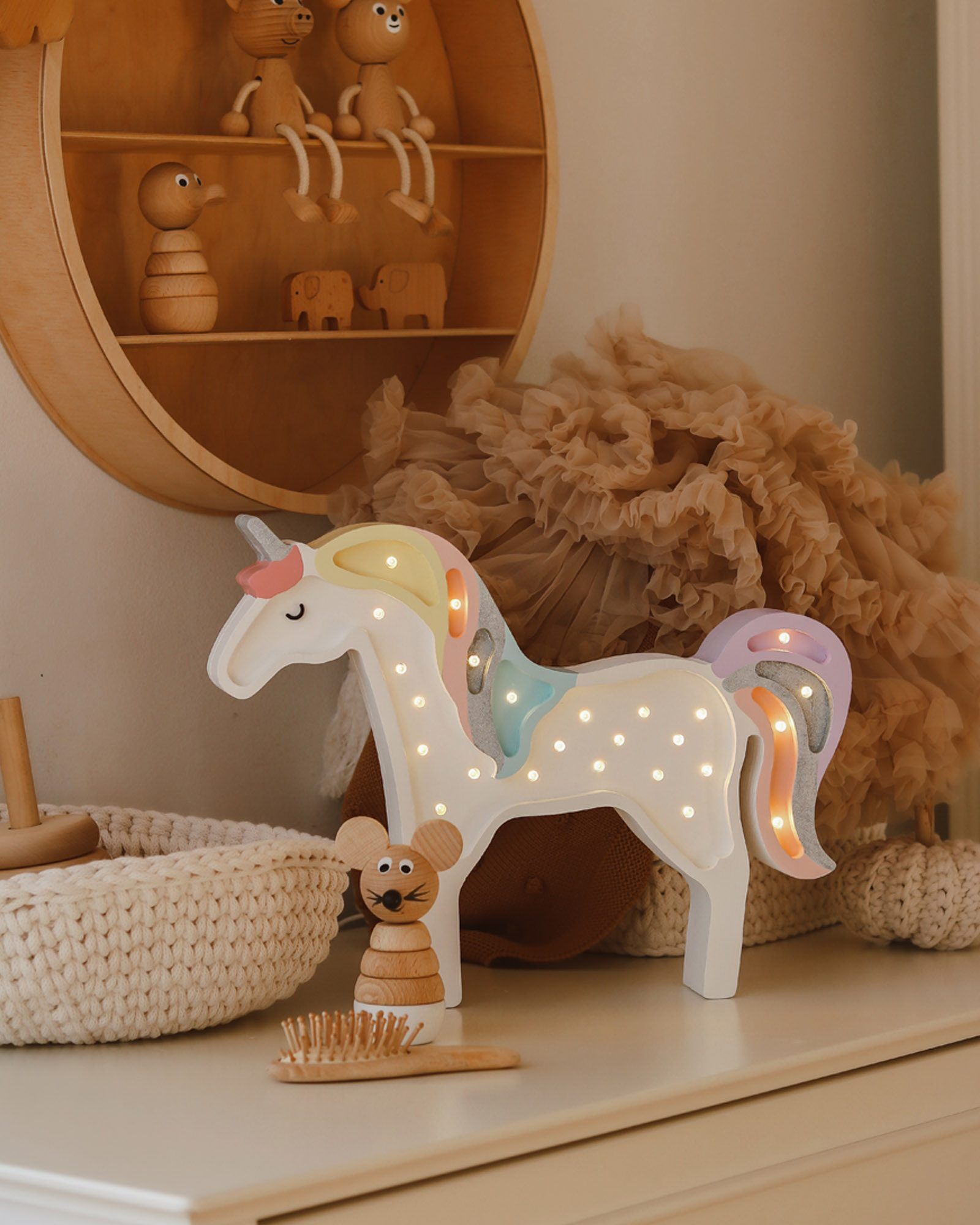 Lamp Unicorn Rainbow