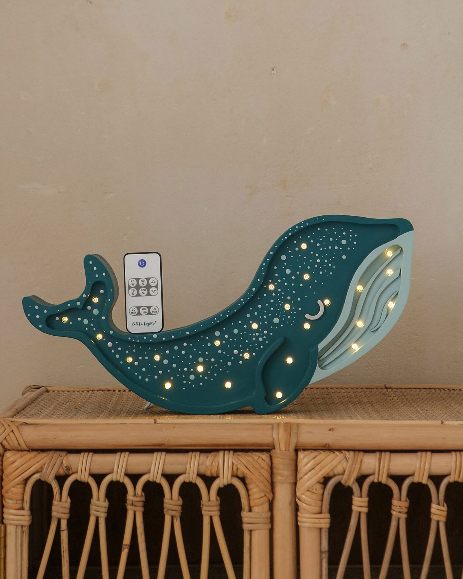 Lamp Whale Galaxy Teal
