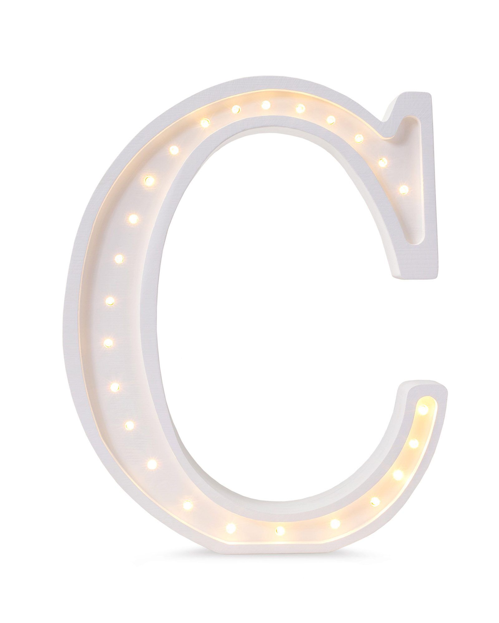 Lamp Letter C White