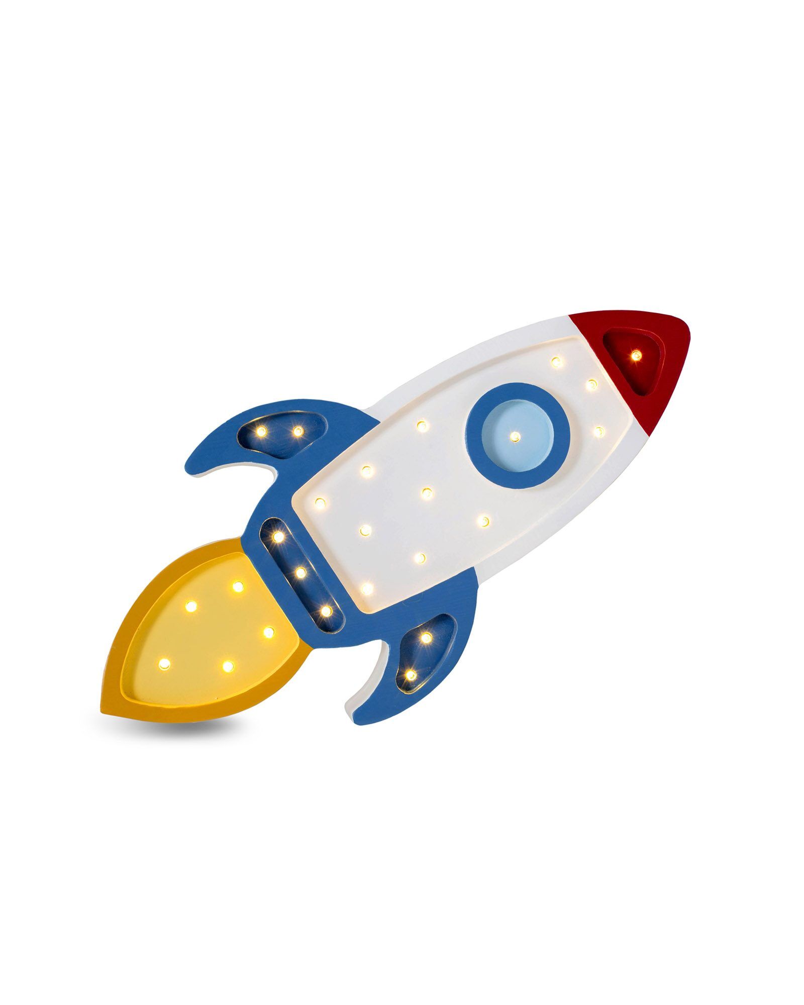 Lamp Space Rocket Galactic White