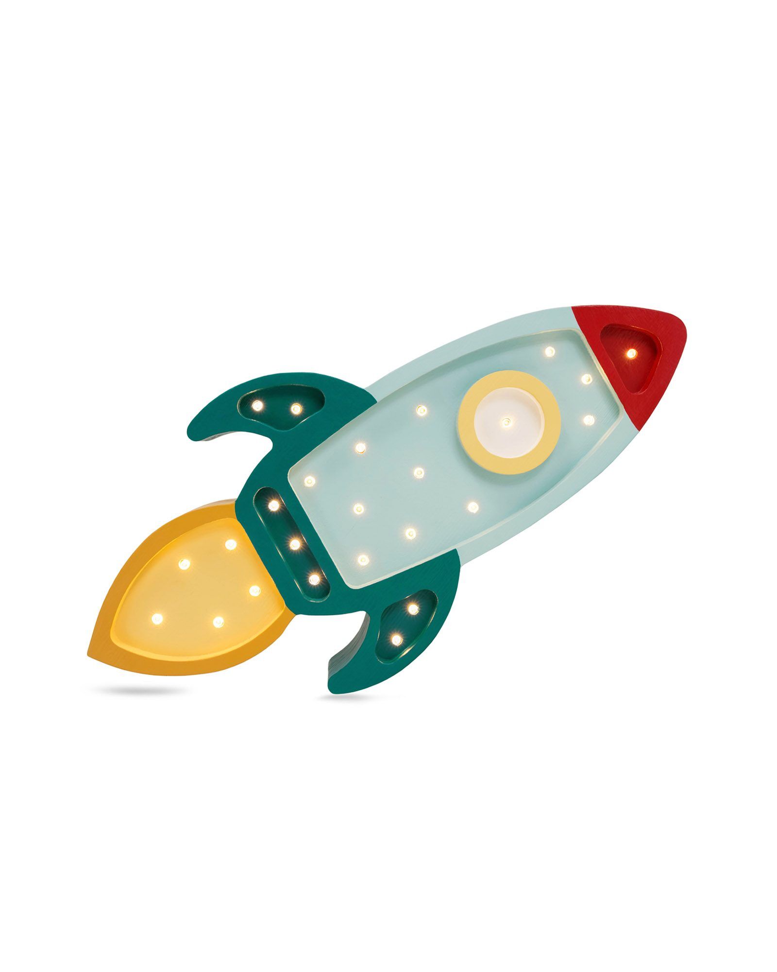 Lamp Space Rocket Teal