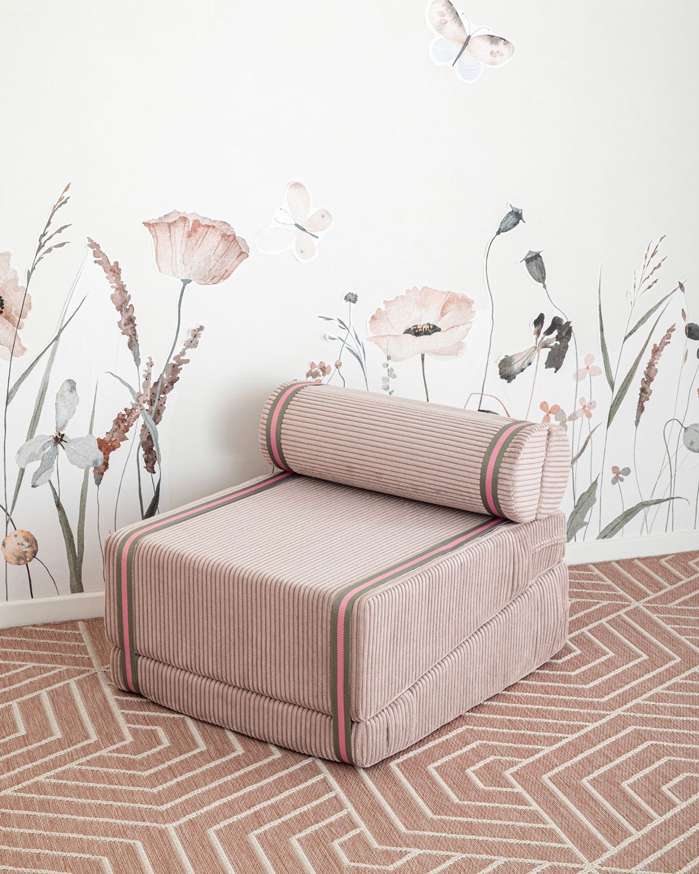 Modular Kids' Chair Baby Pink