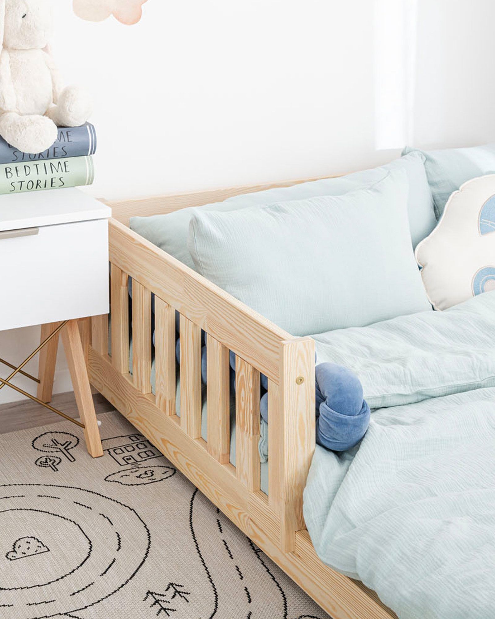 Muslin Pillow Case - Mint