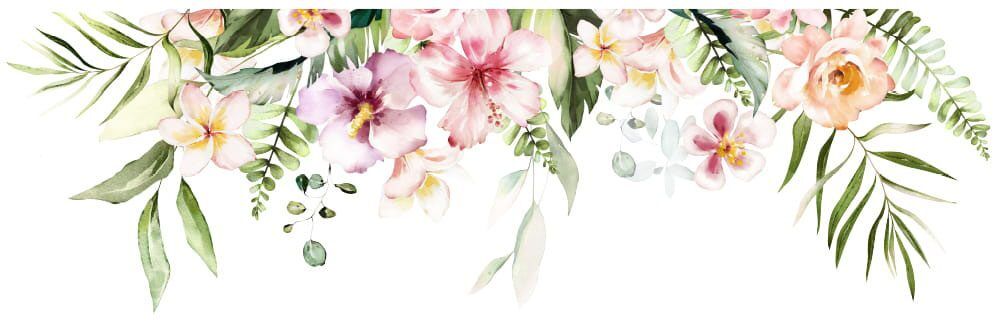 Wall stickers - Aquarell bouquet XL