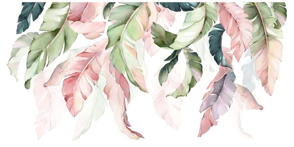 Wall stickers - colourful leaves