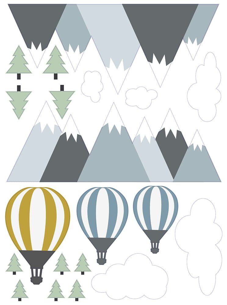 Wall stickers - Mountains - M
