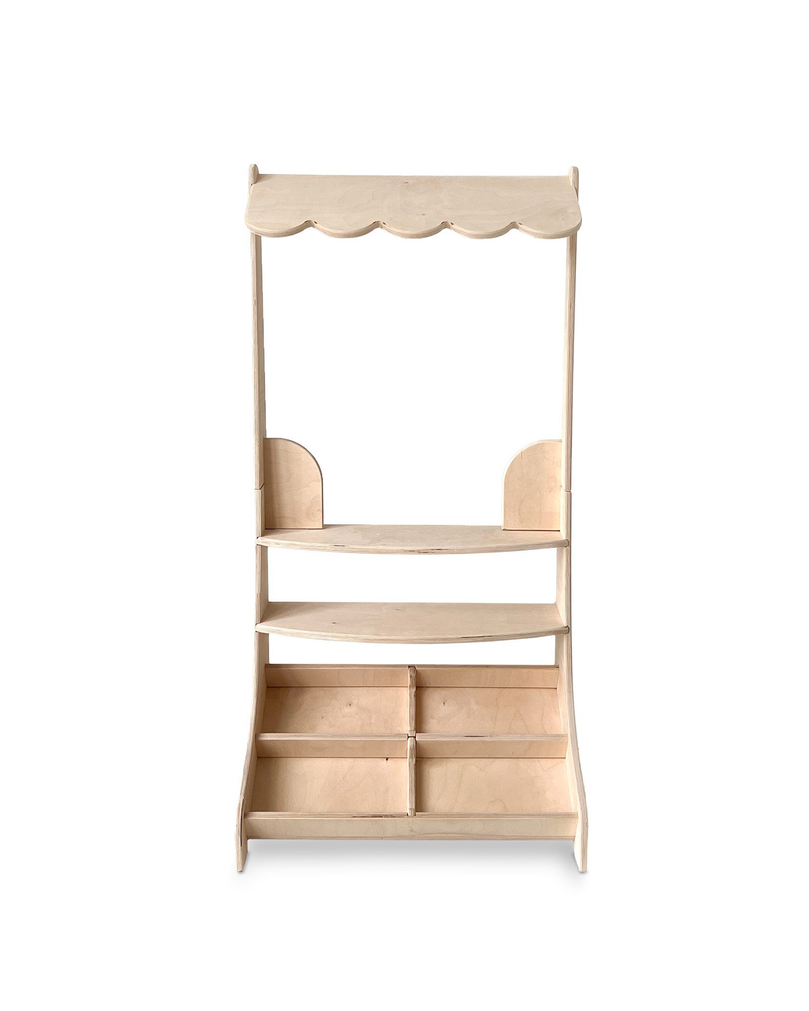 Wooden market stall for children