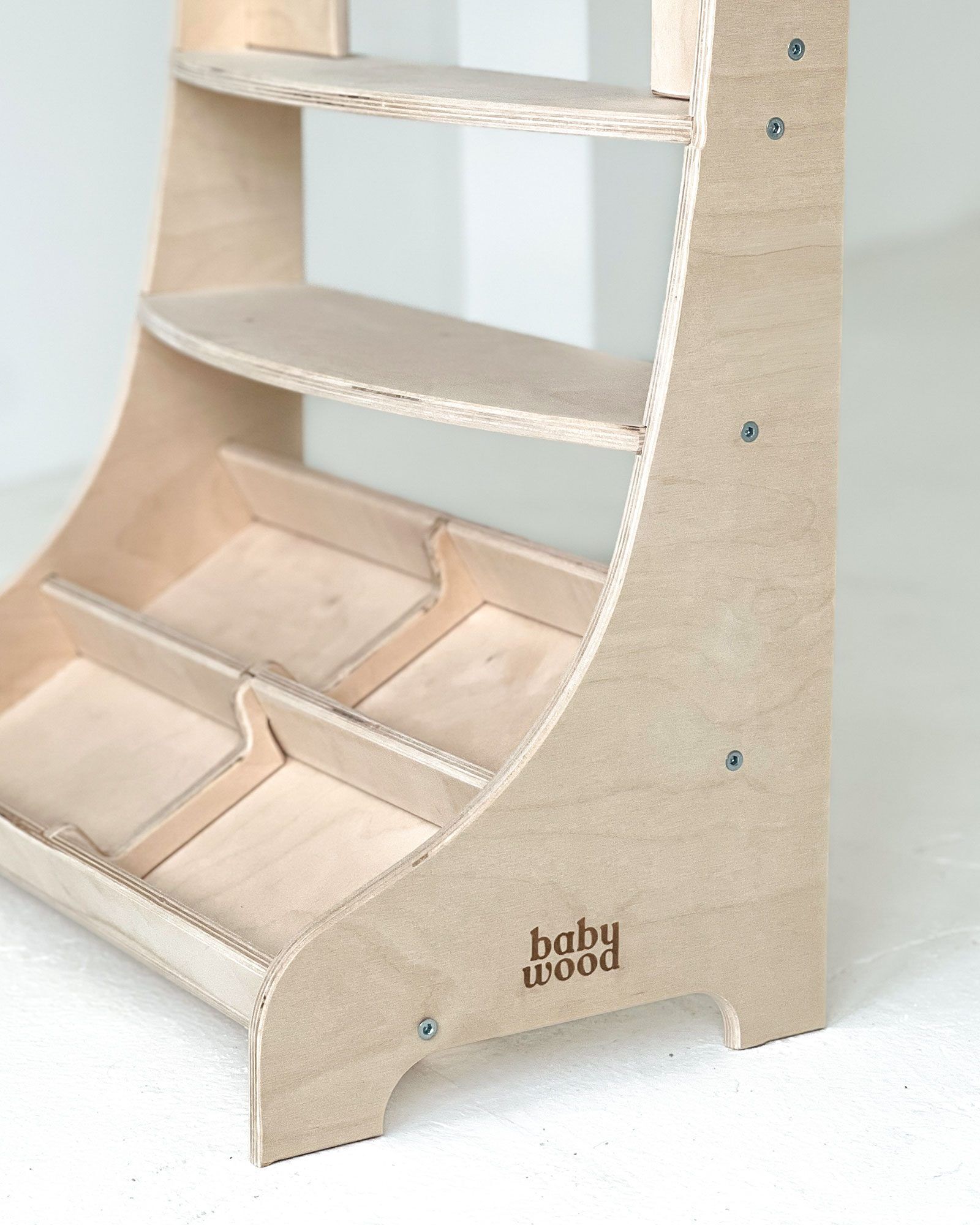 Wooden market stall for children