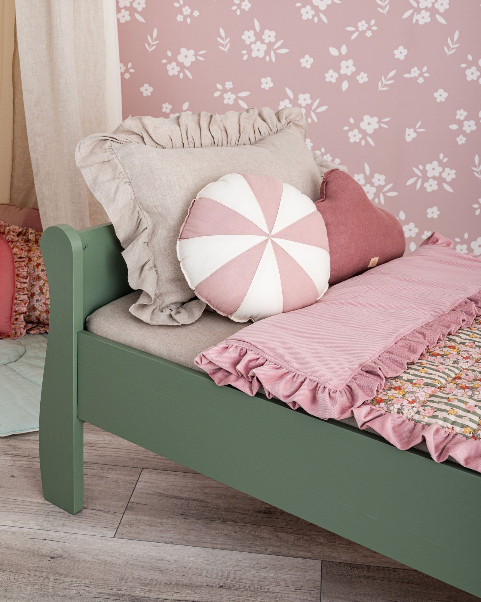 Kids bed Nabu - Olive