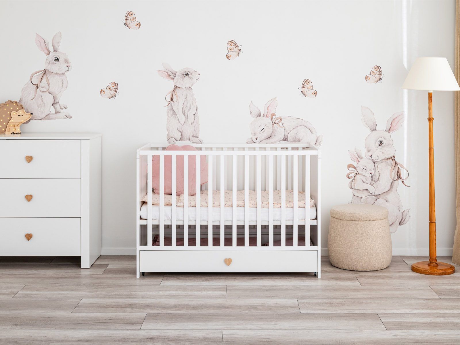 Baby Cot Bed Little Heart 120×60