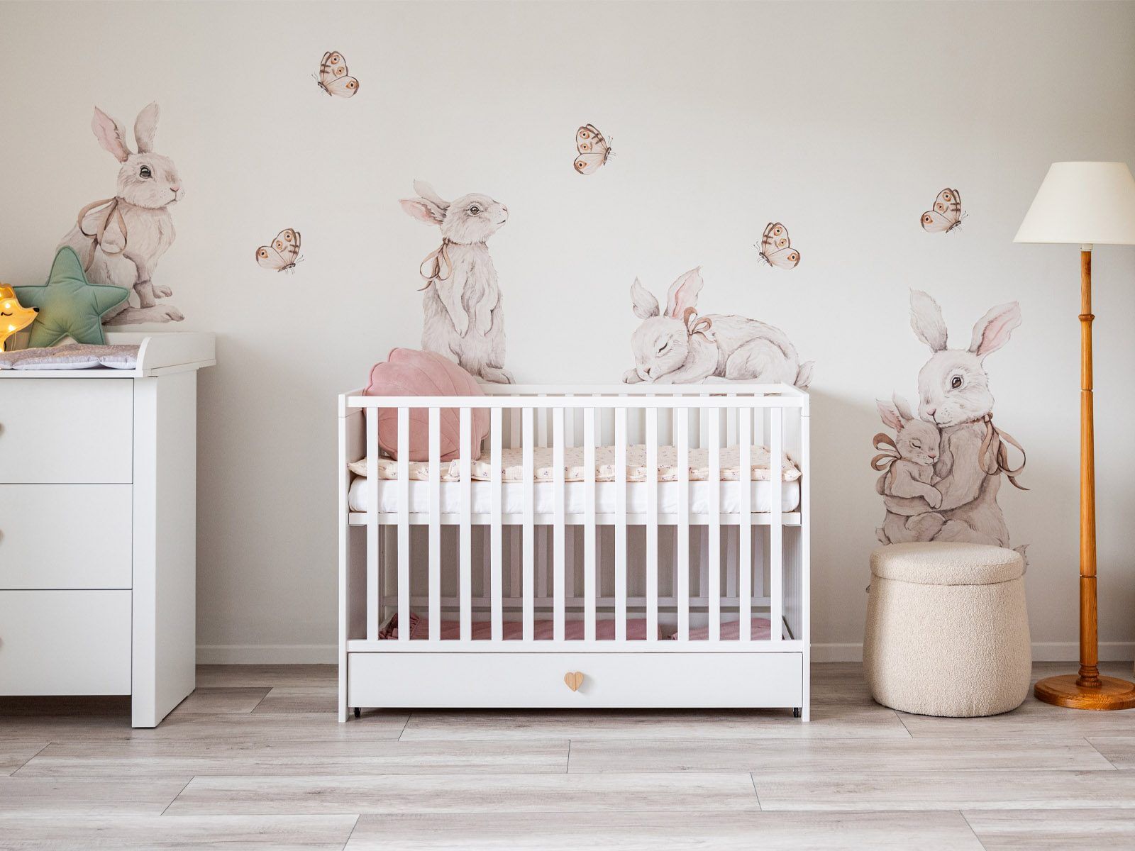 Baby Cot Bed Little Heart 120×60